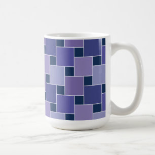 Taza De Café Cuadrados de Ametist