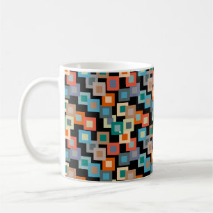 Taza De Café Cuadrados de luz en la oscuridad