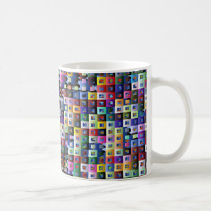 Taza De Café Cuadrados ocupados