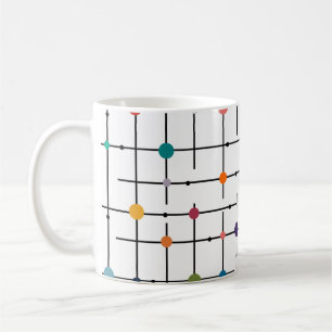 Taza De Café Cuadrícula Atómica Más Grande 