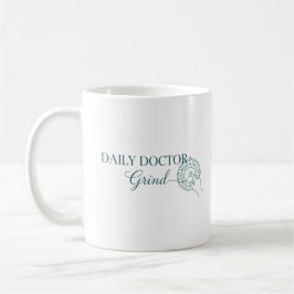 Taza De Café Cuadrícula del médico diario