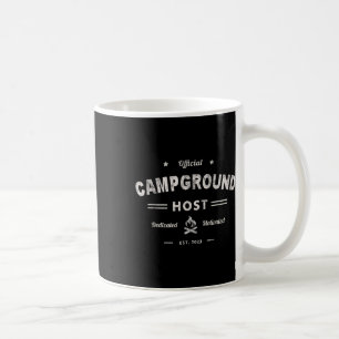 Taza De Café Cuadrilla de Anfitriones de Camping Vintage Person