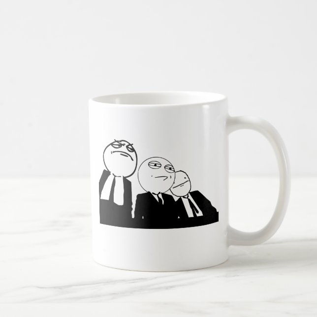 Taza De Café cuadrilla del meme (Derecha)