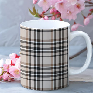Taza De Café Cuadro beige