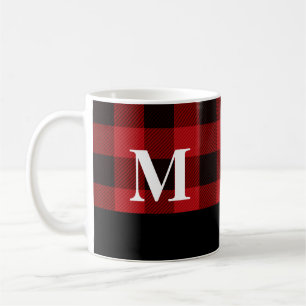 Taza De Café Cuadro de Búfalo Monograma