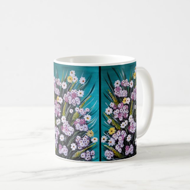 Taza De Café Cuadro de Ramo de Primavera de Alfred Fox (Anverso derecho)