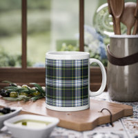 Cuadro escocés Clan Gordon Verde Blanco Check