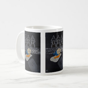 Taza De Café Cuadro Roto Luego Frito por Alfred Fox