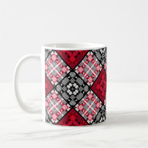 Taza De Café Cuadros abstractos geométricos de cuadros a cuadro