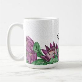 Taza De Café Cuadros de agua King Protea pintados a mano