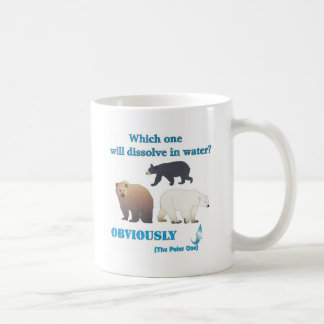 Taza De Café Cuál disolverá en química polar del agua