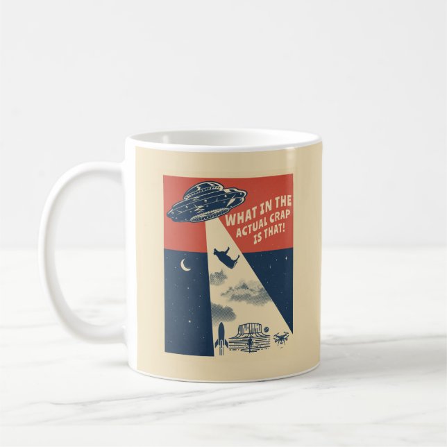 Taza De Café ¿Cuál Es El Verdadero Ataque? UFO UAP (Izquierda)