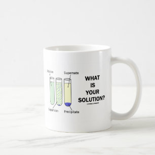 Taza De Café ¿Cuál es su solución? (Humor de la química)