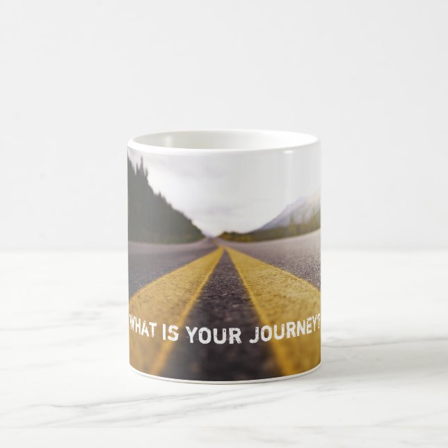 Taza De Café ¿cuál es tu viaje? (Centro)