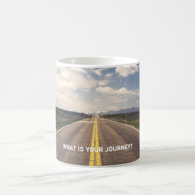 Taza De Café ¿cuál es tu viaje? (Centro)