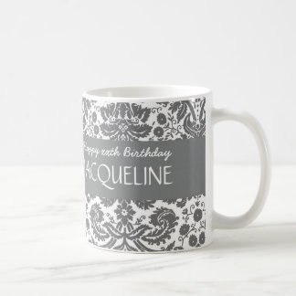 Taza De Café Cualquie cumpleaños del año para su damasco de
