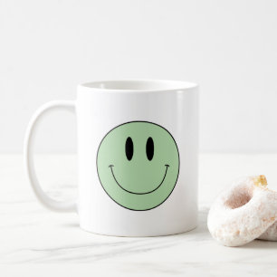 Taza De Café Cualquier color Personalizado o patrón SMILIE FACE