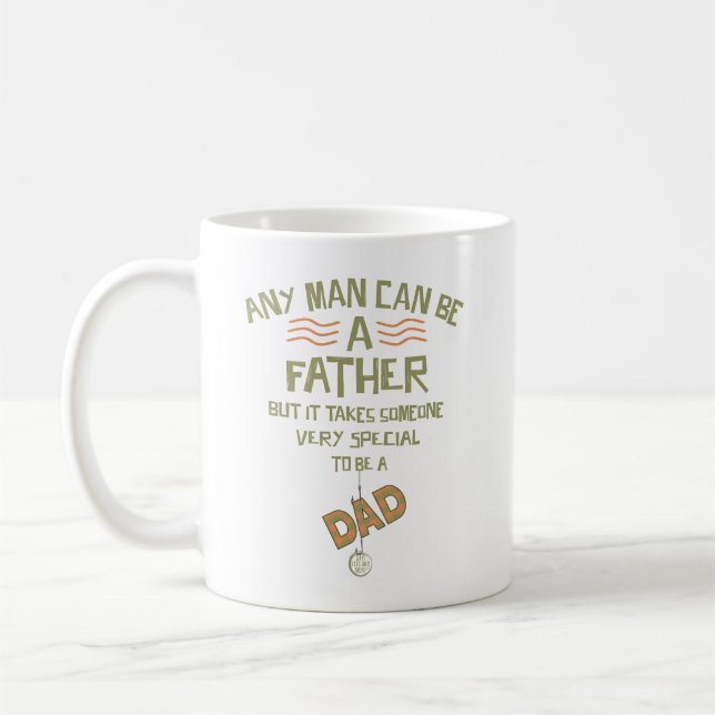 Taza De Café Cualquier Hombre Puede Ser Padre (Izquierda)