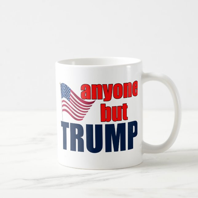 Taza De Café Cualquiera menos Trump (Derecha)