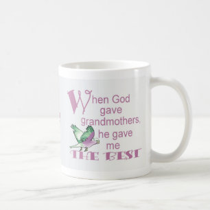 Taza De Café Cuando dios dio Grandmothers©