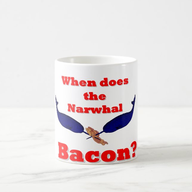 Taza De Café ¿Cuándo es el tocino de Narwhal? (Centro)