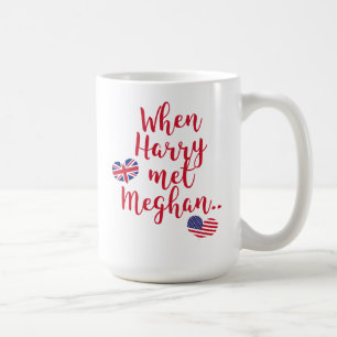 Taza De Café Cuando Harry conoció a Meghan   Real Boda