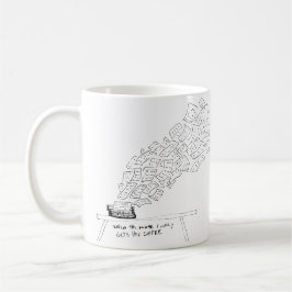 Taza De Café Cuando la Musa Finalmente Toma Su Café