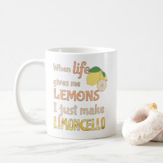 Taza De Café Cuando la vida me da limones sólo hago limoncello