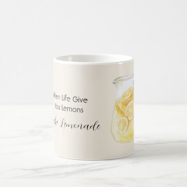 Taza De Café Cuando la Vida te Da Limones (Centro)