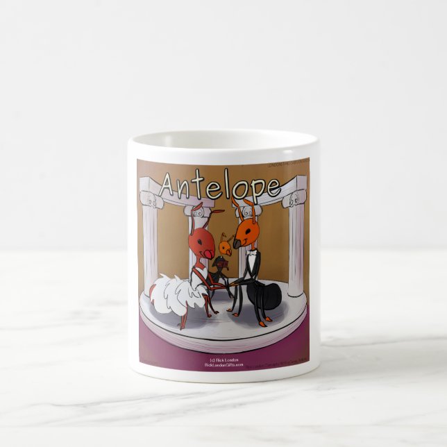 Taza De Café Cuando las hormigas se fugan cómic divertido (Centro)
