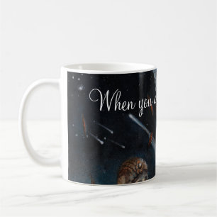 Taza De Café Cuando le desees a una estrella...