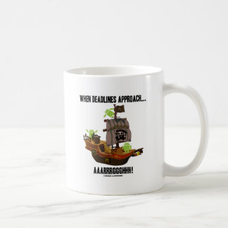 Taza De Café Cuando los plazos se acercan… ¡Aaarrrggghhh!