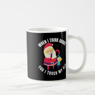 Taza De Café Cuando Pienso En Ti Toco A Mis Navidades Mayores