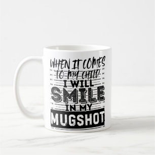 Taza De Café Cuando se trate de mi hijo sonreiré en mi pantano