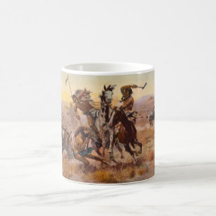 Taza De Café Cuando Siux y los Blackfeet se encontraron por