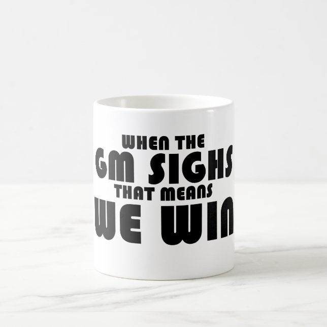 Taza De Café Cuando suspira el GM (Centro)