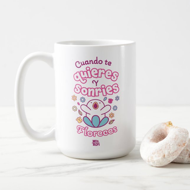Taza De Café │Cuando te quieres y sonries (Con donut)