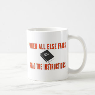 TAZA DE CAFÉ CUANDO TODO LO DEMÁS FALLE