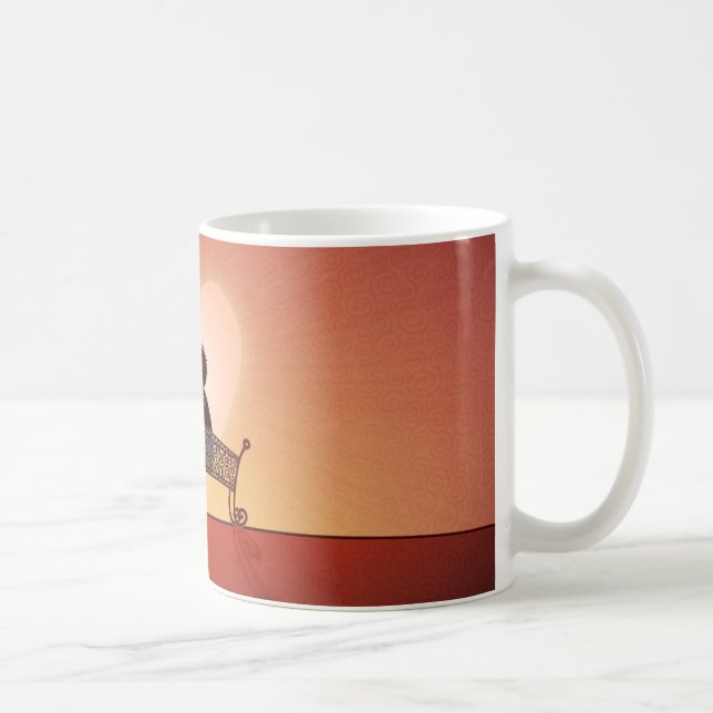 Taza De Café Cuando usted está en amor (Derecha)