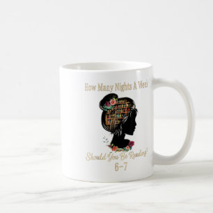 Taza De Café Cuántas Noches Leyendo 67 Meme Divertido Seis Siet