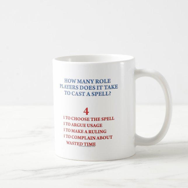 Taza De Café Cuántos jugadores para echar un encanto (Derecha)