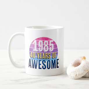 Taza De Café Cuarenta años de asombro en 1985