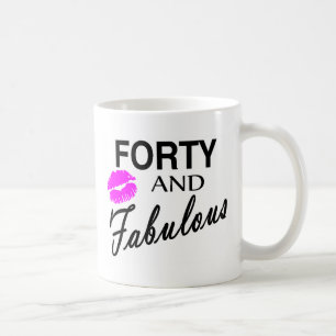 Taza De Café Cuarenta y fabuloso