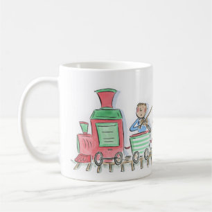 Taza De Café Cuarteto de cadena de tren
