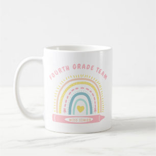 Taza De Café Cuarto cuarto grado Equipo Escuadrón de Maestros d