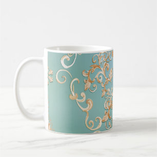 Taza De Café Cuartz Rosa metálico: Textura brillante