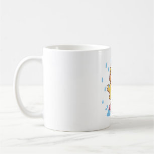 Taza De Café Cuato Ducky En Ropa Amarilla