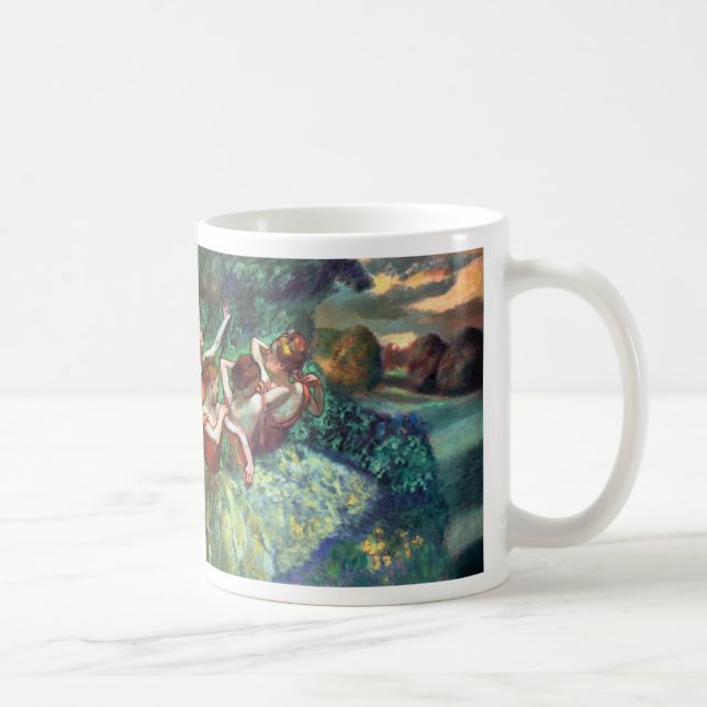 Taza De Café Cuatro bailarinas de Degas (Derecha)