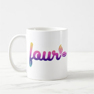 Taza De Café Cuatro Diseño