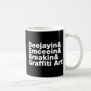 Taza De Café Cuatro Elementos de Hip Hop